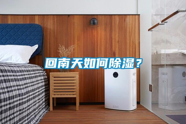 回南天如何除濕？