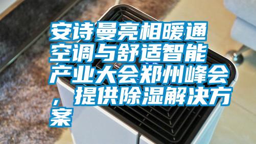 安詩曼亮相暖通空調與舒適智能產業大會鄭州峰會，提供除濕解決方案