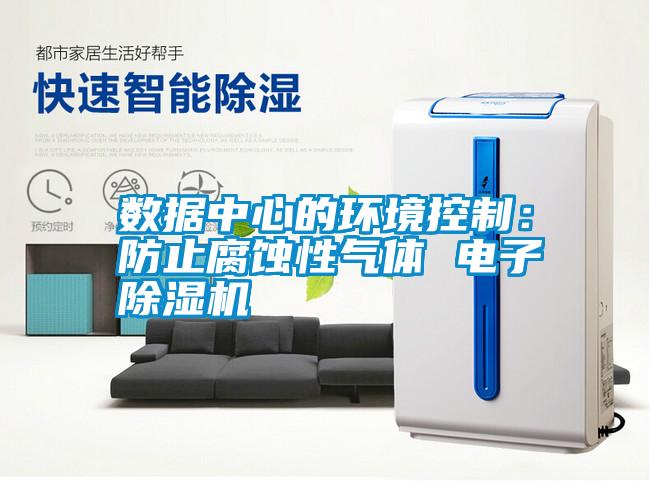 數據中心的環境控制:防止腐蝕性氣體 電子除濕機