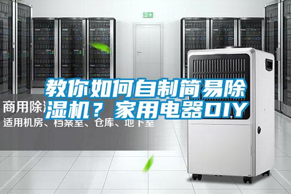 教你如何自制簡易除濕機?家用電器DIY