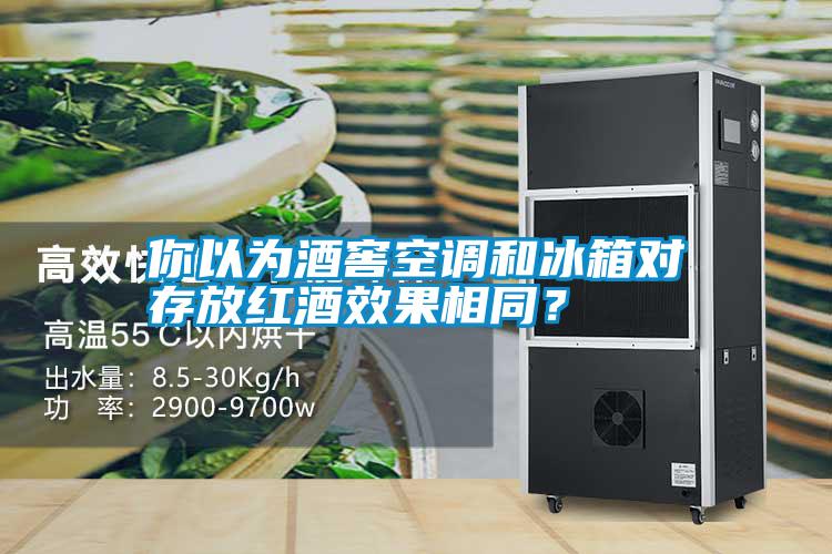你以為酒窖空調和冰箱對存放紅酒效果相同？