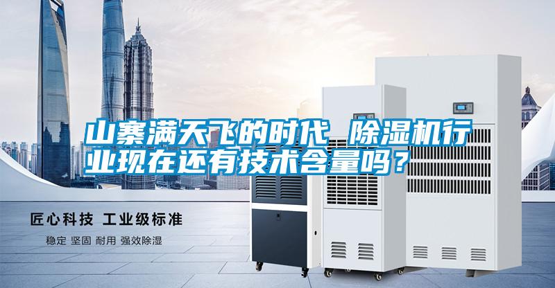 山寨滿天飛的時代 除濕機行業現在還有技術含量嗎？