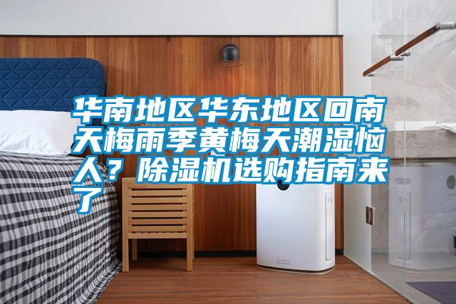 華南地區(qū)華東地區(qū)回南天梅雨季黃梅天潮濕惱人？除濕機(jī)選購(gòu)指南來(lái)了