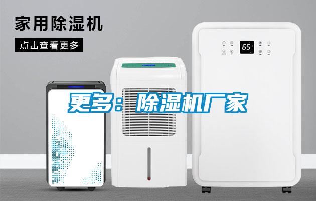 更多：除濕機廠家
