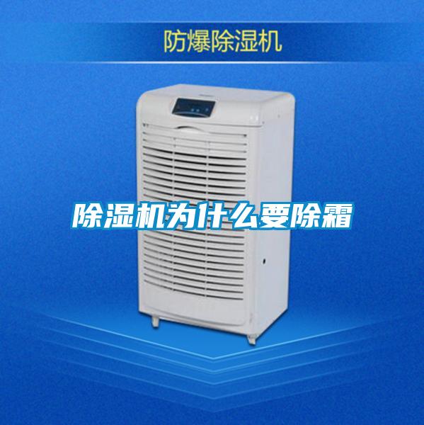 除濕機(jī)為什么要除霜
