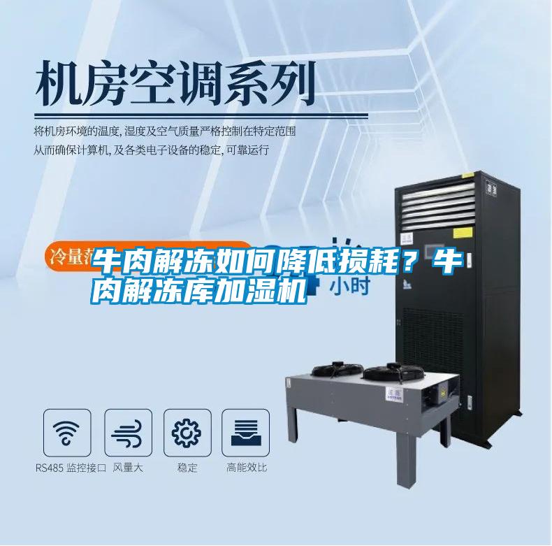 牛肉解凍如何降低損耗？牛肉解凍庫加濕機