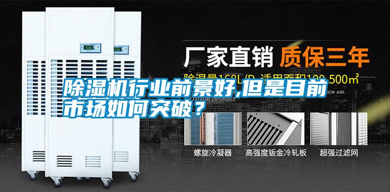除濕機行業前景好,但是目前市場如何突破？