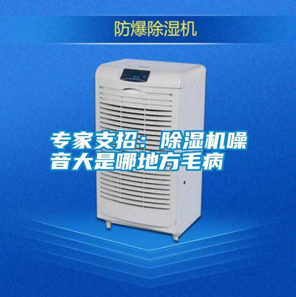 專家支招:除濕機噪音大是哪地方毛病