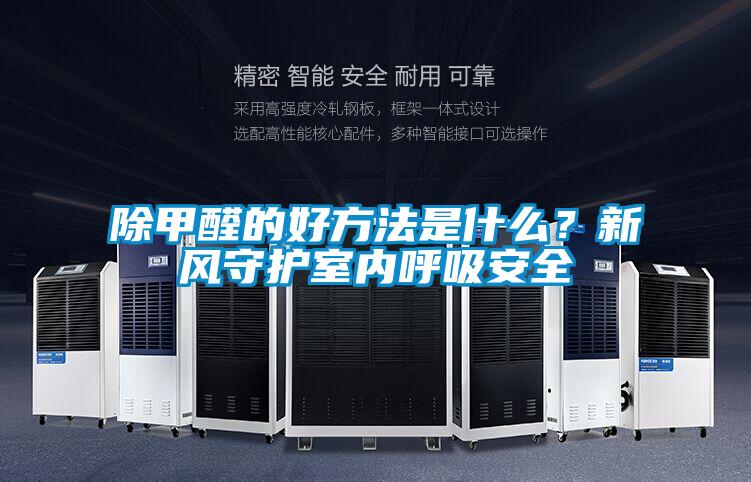 除甲醛的好方法是什么？新風守護室內呼吸安全