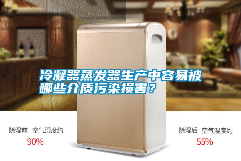 冷凝器蒸發(fā)器生產(chǎn)中容易被哪些介質污染損害？