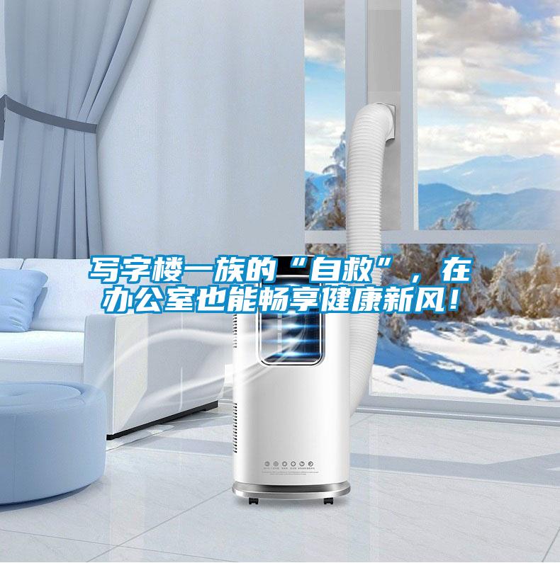 寫字樓一族的“自救”，在辦公室也能暢享健康新風！