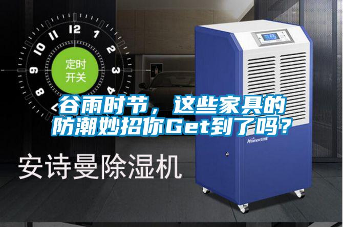 谷雨時節，這些家具的防潮妙招你Get到了嗎？