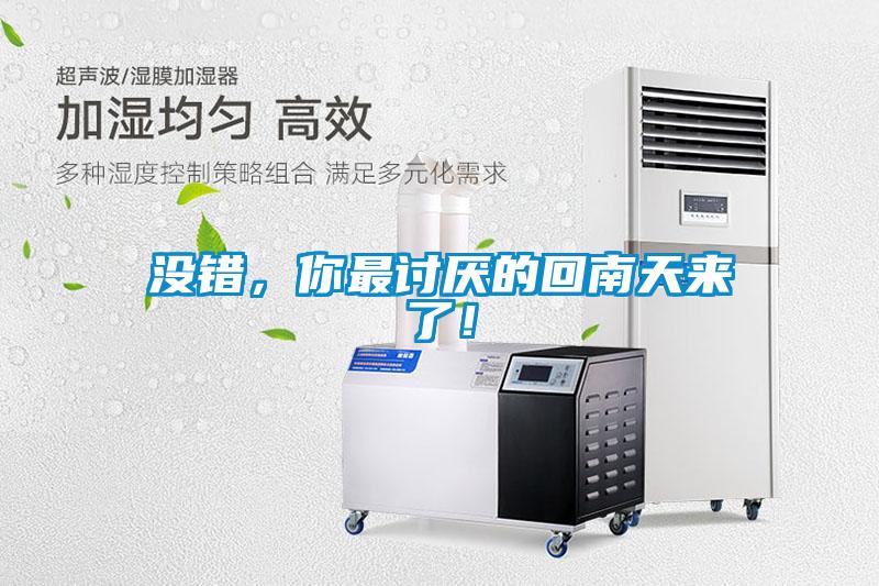 沒錯，你最討厭的回南天來了！