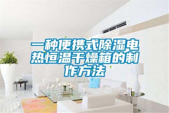 一種便攜式除濕電熱恒溫干燥箱的制作方法