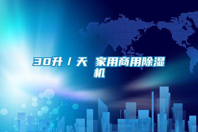 30升／天 家用商用除濕機