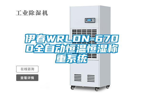 伊春WRLDN-6700全自動恒溫恒濕稱重系統