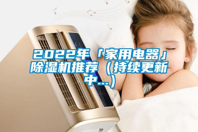 2022年「家用電器」除濕機推薦（持續更新中...）