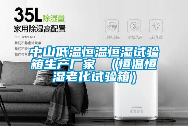 中山低溫恒溫恒濕試驗箱生產(chǎn)廠家 （恒溫恒濕老化試驗箱）