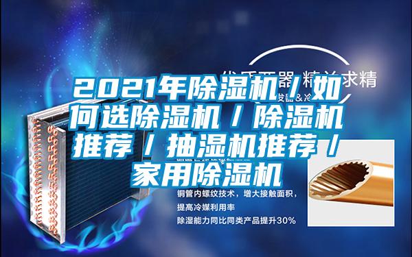 2021年除濕機／如何選除濕機／除濕機推薦／抽濕機推薦／家用除濕機