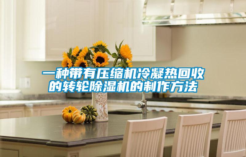 一種帶有壓縮機冷凝熱回收的轉輪除濕機的制作方法