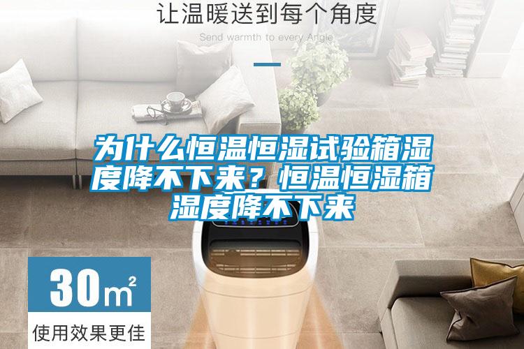為什么恒溫恒濕試驗箱濕度降不下來？恒溫恒濕箱濕度降不下來