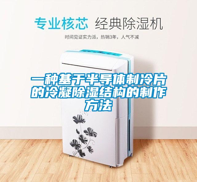 一種基于半導體制冷片的冷凝除濕結構的制作方法