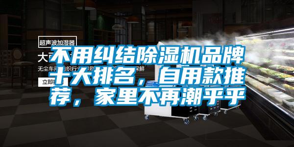 不用糾結(jié)除濕機品牌十大排名，自用款推薦，家里不再潮乎乎