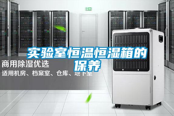 實驗室恒溫恒濕箱的保養