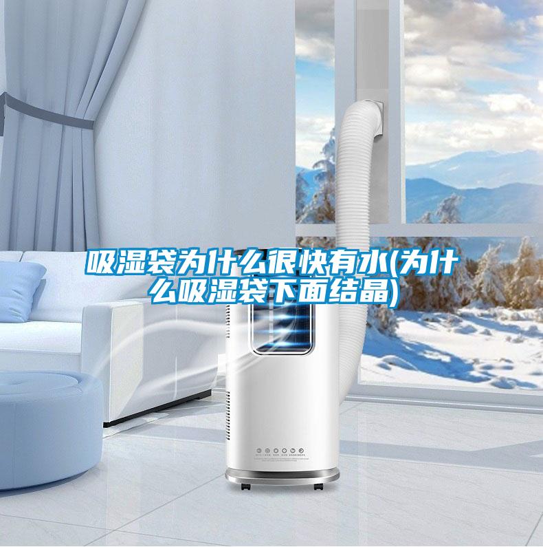 吸濕袋為什么很快有水(為什么吸濕袋下面結晶)