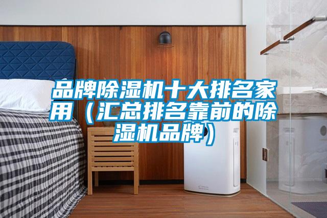 品牌除濕機十大排名家用（匯總排名靠前的除濕機品牌）