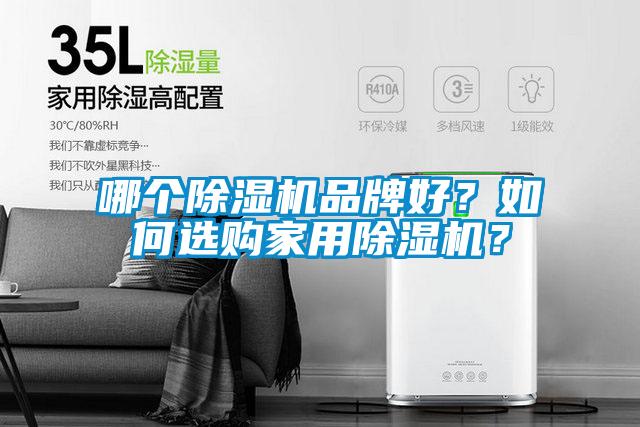 哪個除濕機品牌好？如何選購家用除濕機？