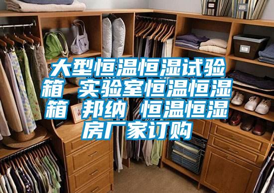 大型恒溫恒濕試驗(yàn)箱 實(shí)驗(yàn)室恒溫恒濕箱 邦納 恒溫恒濕房廠家訂購(gòu)