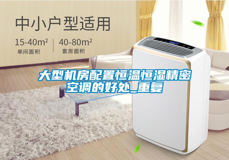 大型機房配置恒溫恒濕精密空調(diào)的好處_重復(fù)