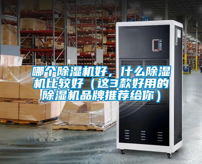 哪個除濕機好，什么除濕機比較好（這3款好用的除濕機品牌推薦給你）
