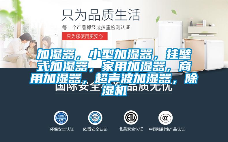 加濕器，小型加濕器，掛壁式加濕器，家用加濕器，商用加濕器，超聲波加濕器，除濕機