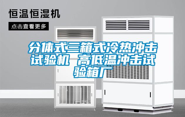 分體式三箱式冷熱沖擊試驗機 高低溫沖擊試驗箱廠