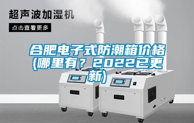 合肥電子式防潮箱價(jià)格(哪里有？2022已更新)