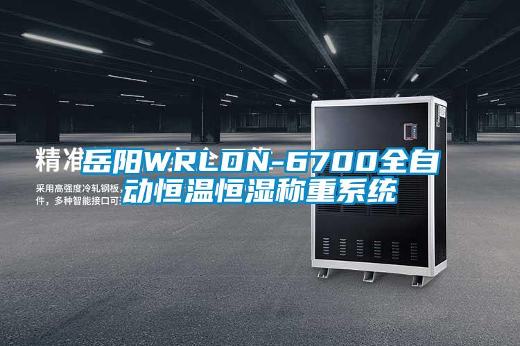 岳陽WRLDN-6700全自動恒溫恒濕稱重系統