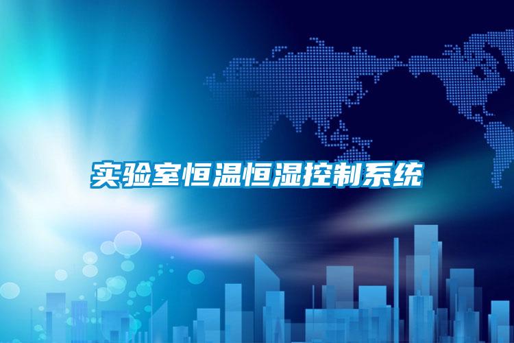 實驗室恒溫恒濕控制系統