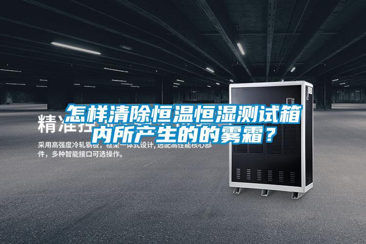 怎樣清除恒溫恒濕測(cè)試箱內(nèi)所產(chǎn)生的的霧霜？