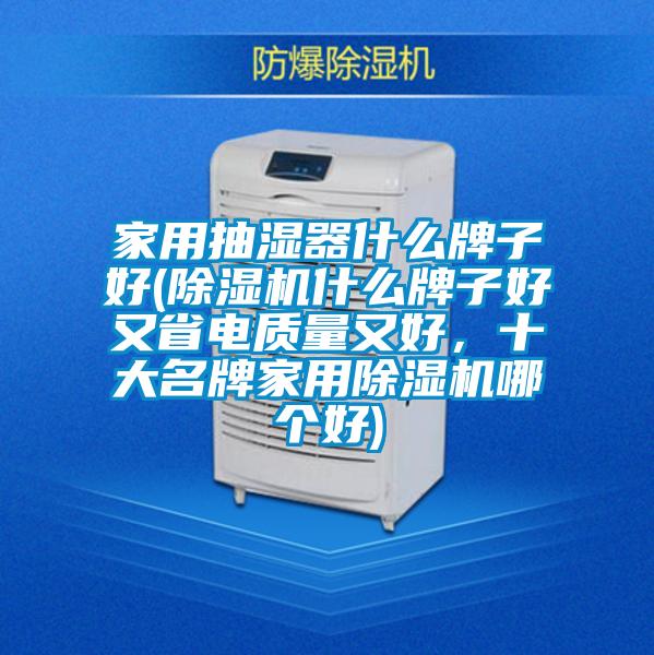 家用抽濕器什么牌子好(除濕機(jī)什么牌子好又省電質(zhì)量又好,十大名牌家用除濕機(jī)哪個(gè)好)