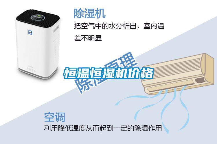 恒溫恒濕機價格