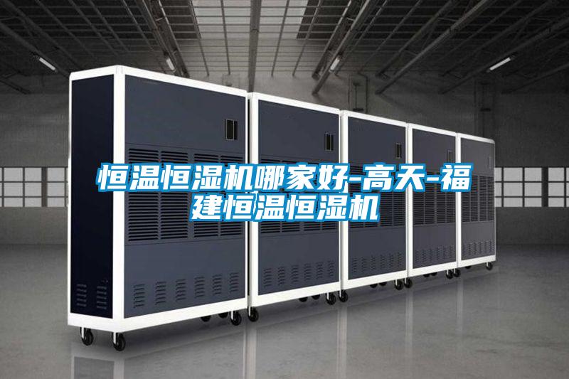 恒溫恒濕機(jī)哪家好-高天-福建恒溫恒濕機(jī)