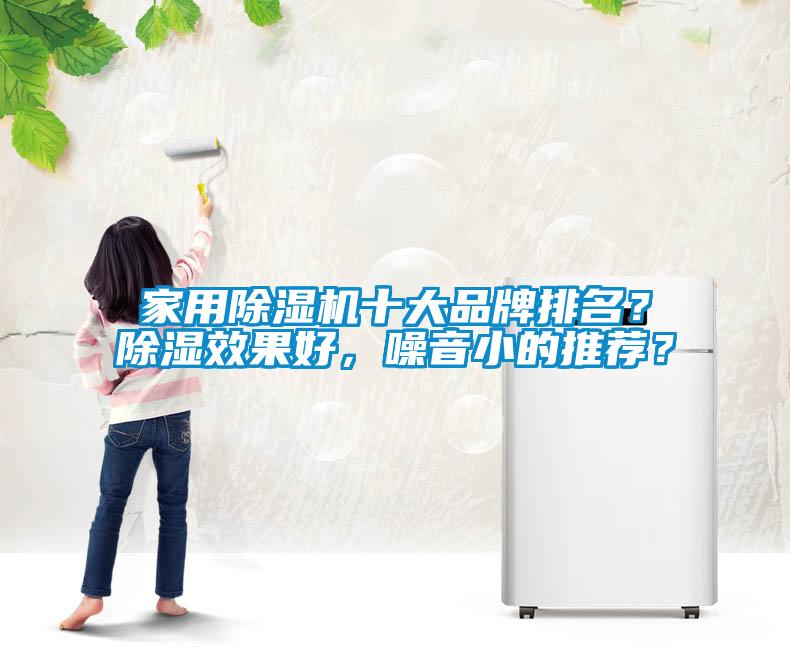 家用除濕機十大品牌排名？除濕效果好，噪音小的推薦？