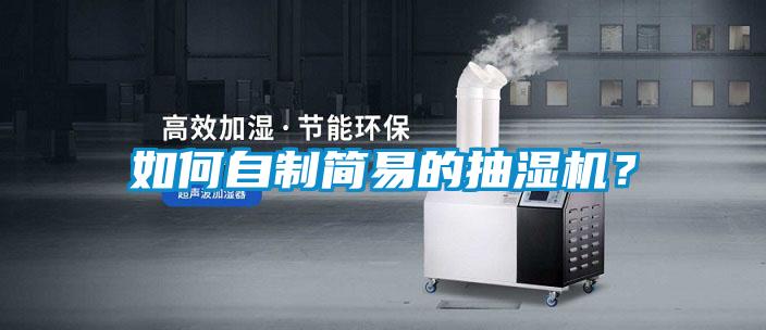 如何自制簡易的抽濕機？